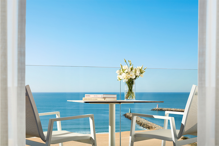 Sea view from the balcony of a guest room at Tivoli Marina Vilamoura Algarve Resort